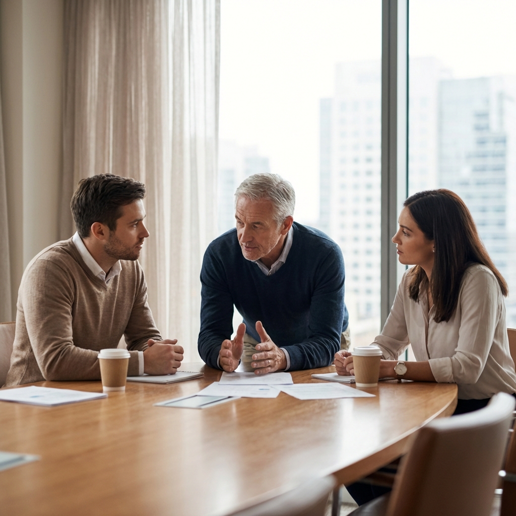 Illustration for family business succession