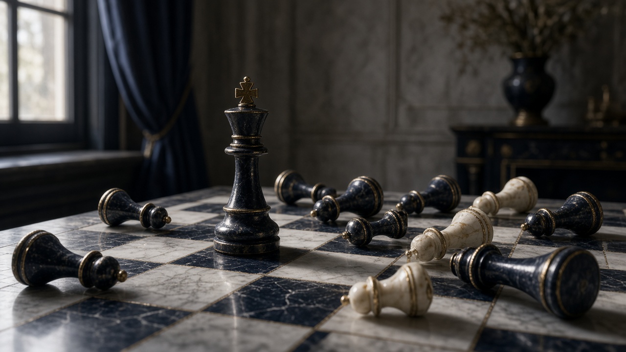 Chess king on a board symbolizing asset protection strategy
