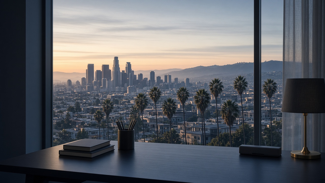How california asset protection works: skyline from a high-rise office