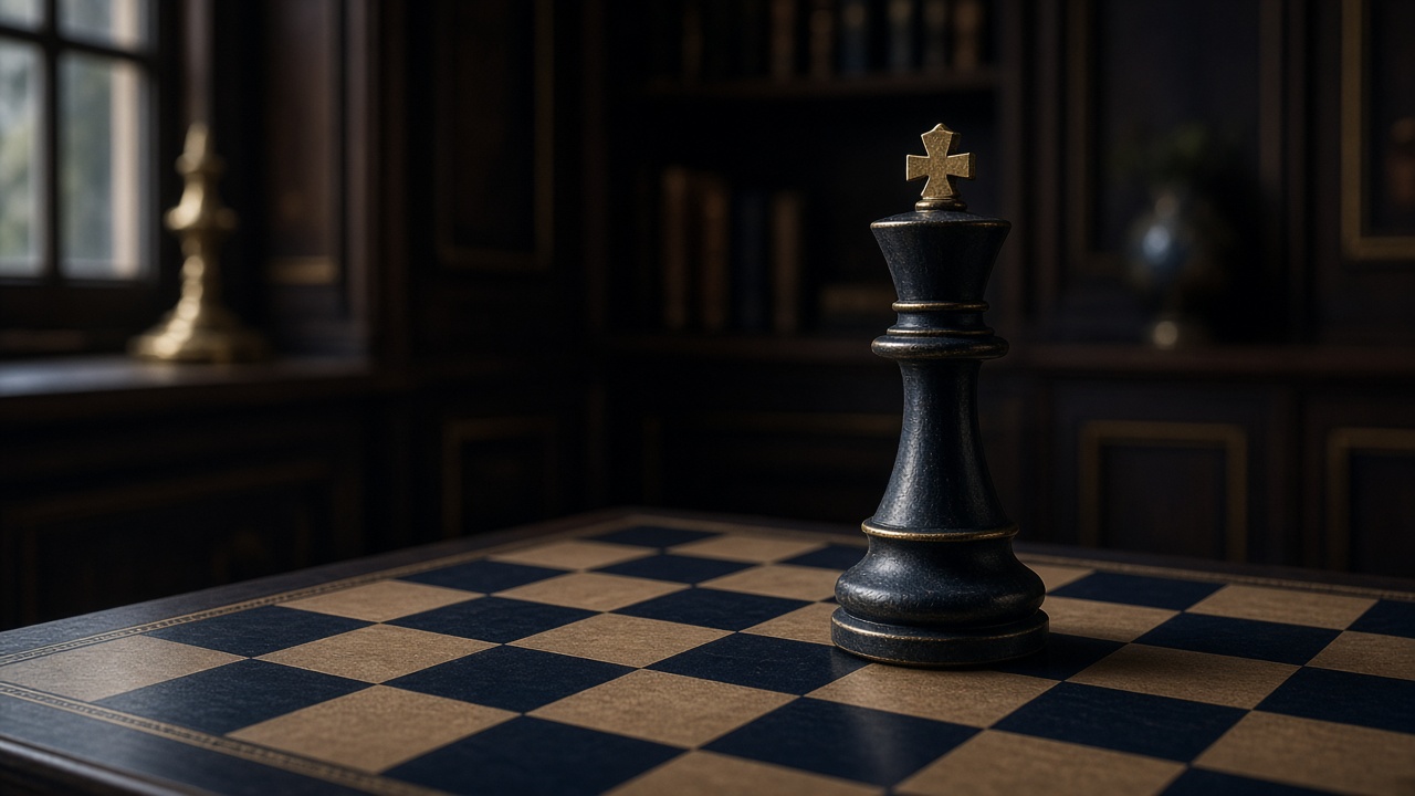Chess king on a board illustrating growth mutual funds for high-net-worth families